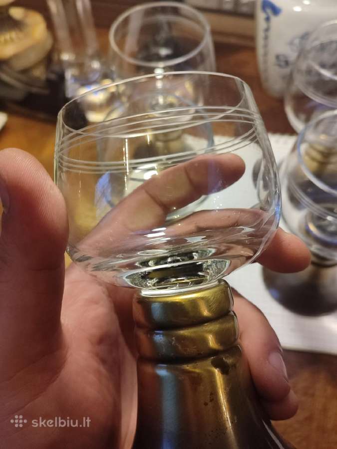 Vintažinės stiklinės - nuotraukos Nr. 10