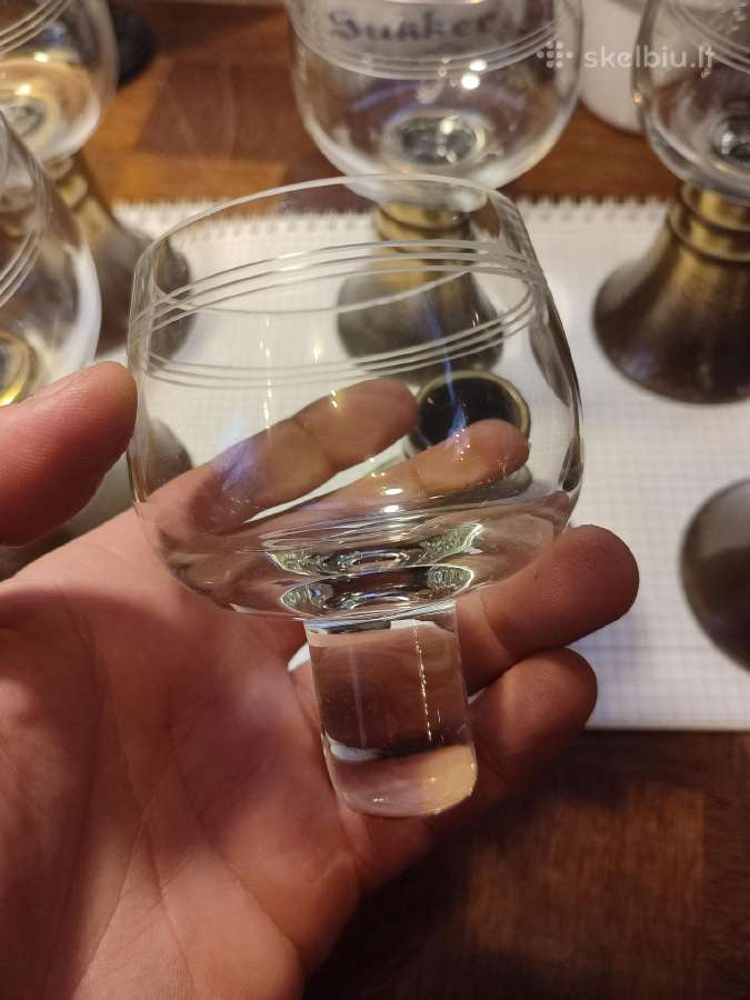 Vintažinės stiklinės - nuotraukos Nr. 11
