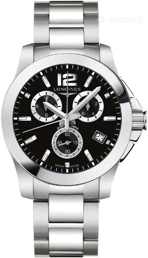 Longines Conquest vyriškas laikrodis L3.660.4.56.6