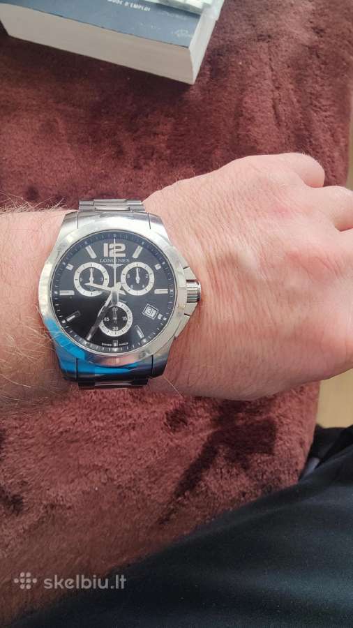 Longines Conquest vyriškas laikrodis L3.660.4.56.6 - nuotraukos Nr. 7