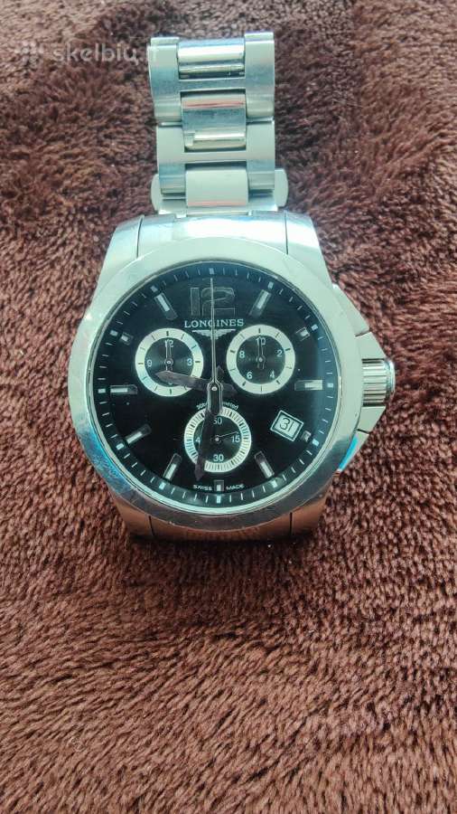 Longines Conquest vyriškas laikrodis L3.660.4.56.6 - nuotraukos Nr. 5