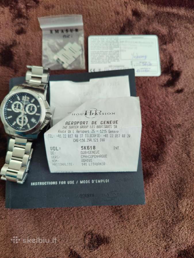 Longines Conquest vyriškas laikrodis L3.660.4.56.6 - nuotraukos Nr. 13