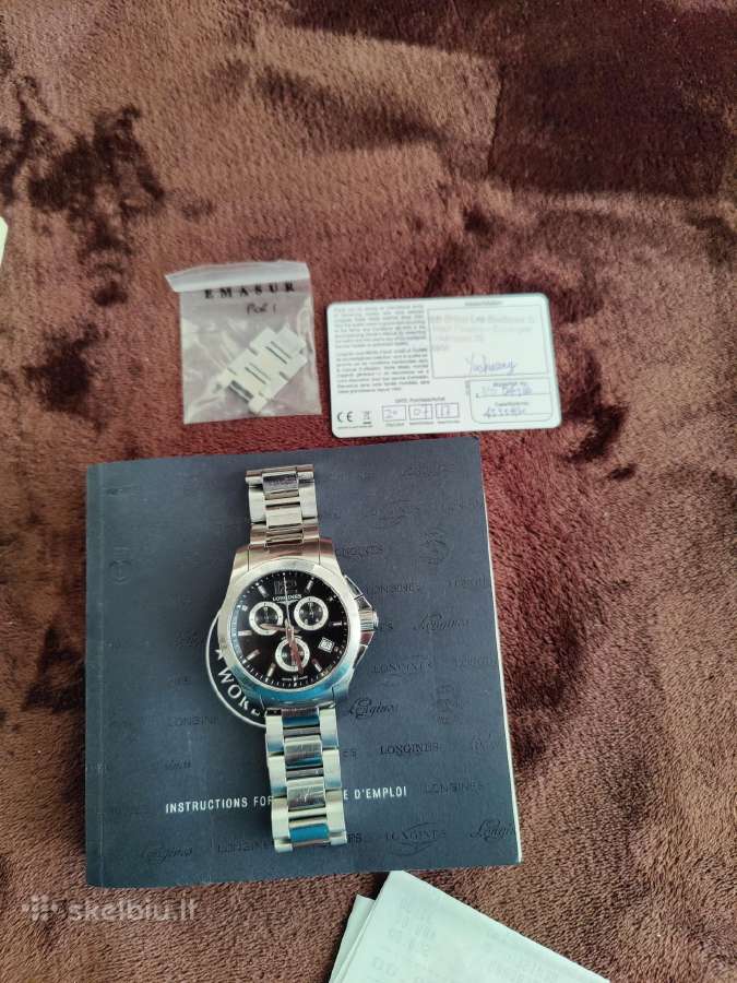 Longines Conquest vyriškas laikrodis L3.660.4.56.6 - nuotraukos Nr. 14