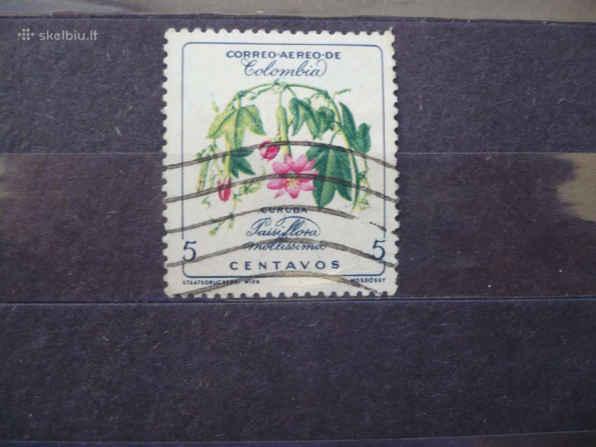 1960 m. oro paštas – gėlės