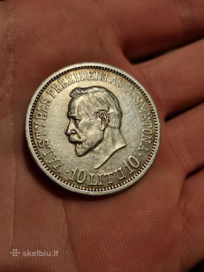 Antanas Smetona 10 litų