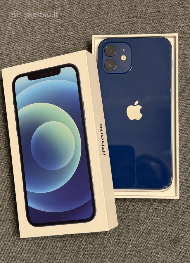 Parduodu iPhone 12, 64gb Blue