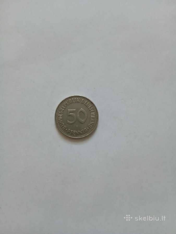 1972 50 Pfennig - nuotraukos Nr. 2