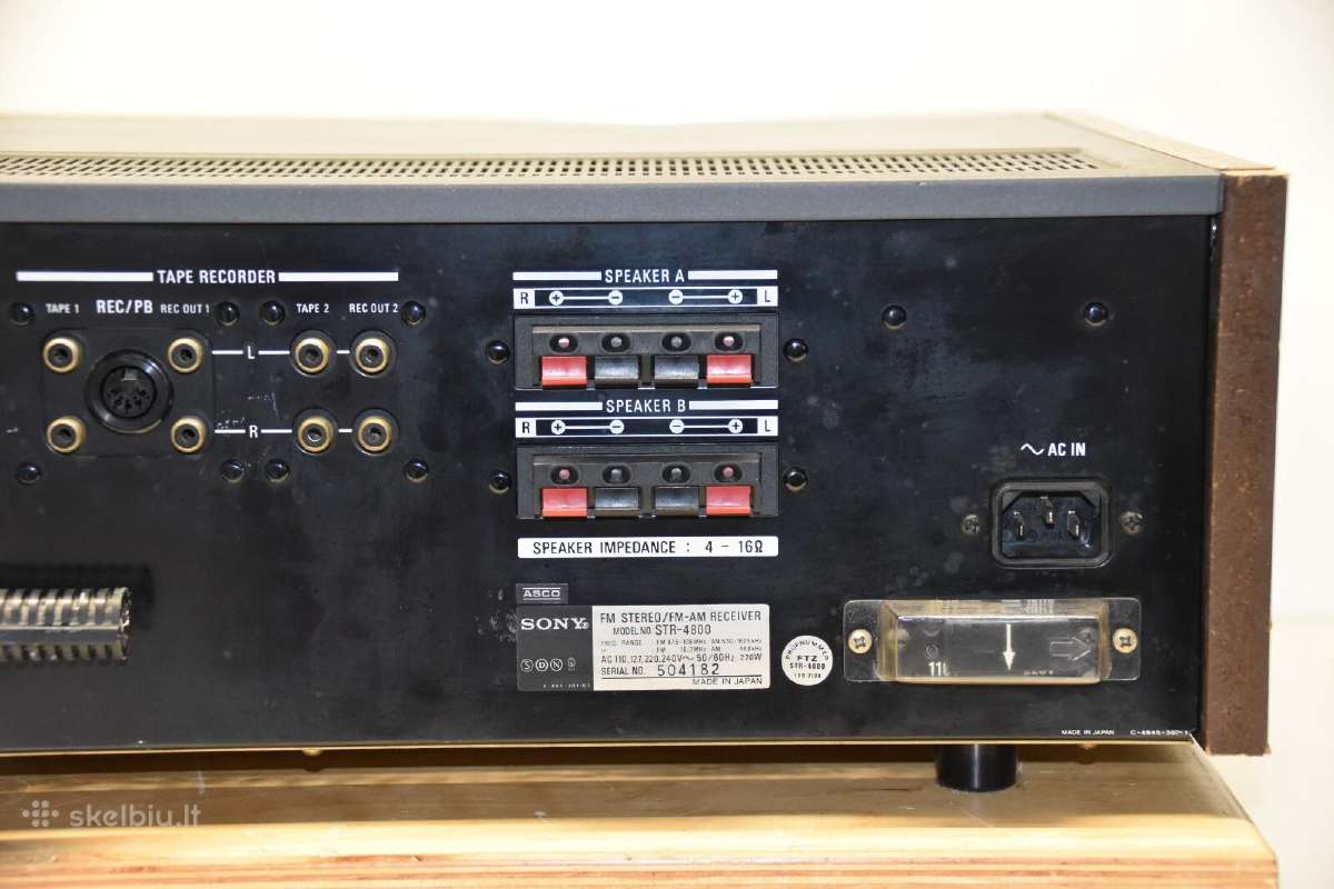 Sony Str-4800 - nuotraukos Nr. 7