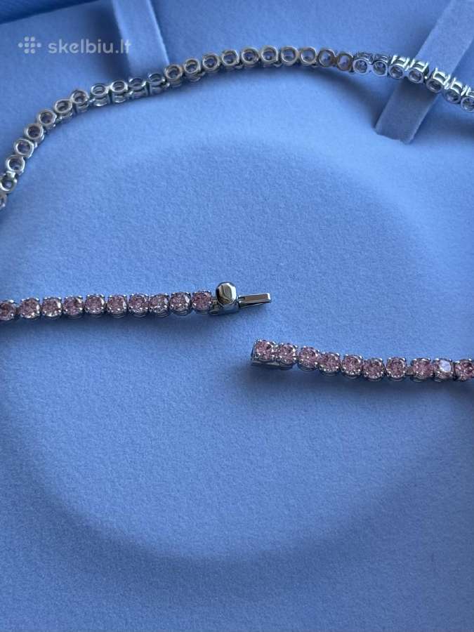 Swarovski Matrix Tennis Pink kaklo vėrinys - nuotraukos Nr. 10