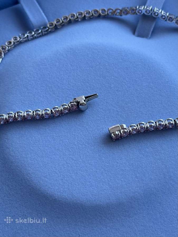 Swarovski Matrix Tennis Pink kaklo vėrinys - nuotraukos Nr. 11