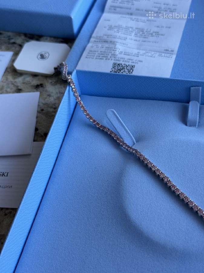 Swarovski Matrix Tennis Pink kaklo vėrinys - nuotraukos Nr. 14