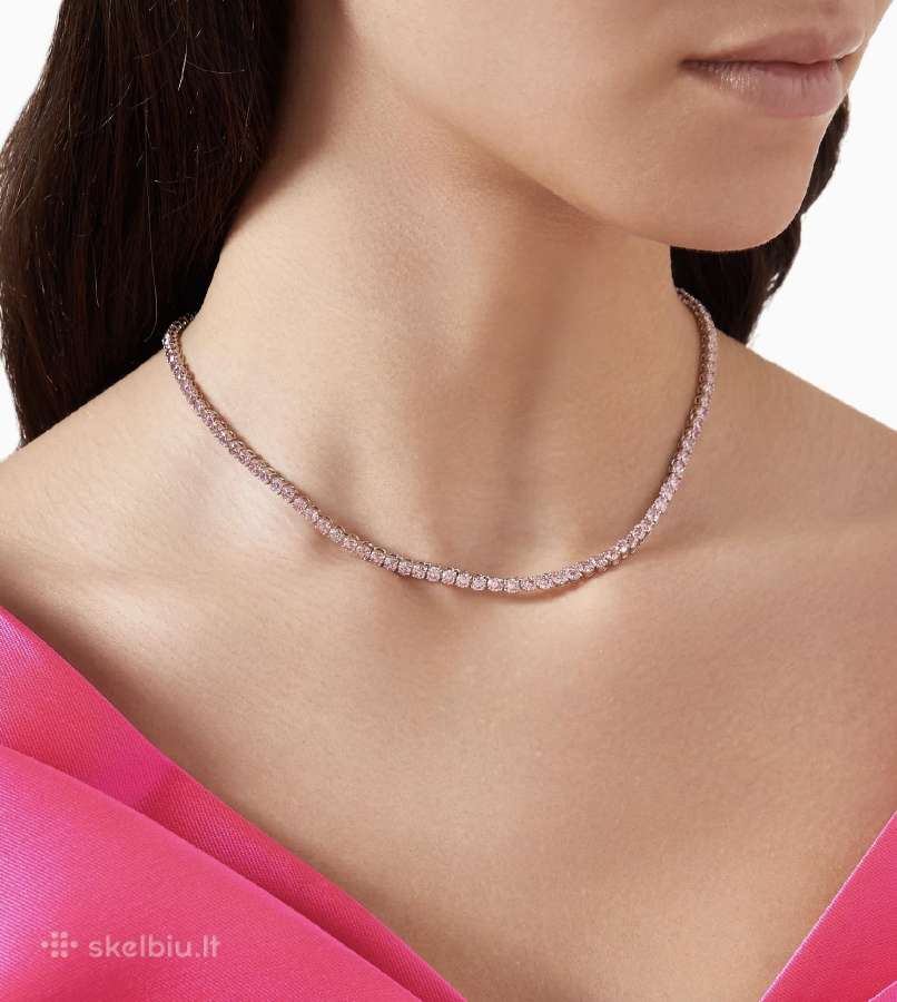 Swarovski Matrix Tennis Pink kaklo vėrinys - nuotraukos Nr. 19