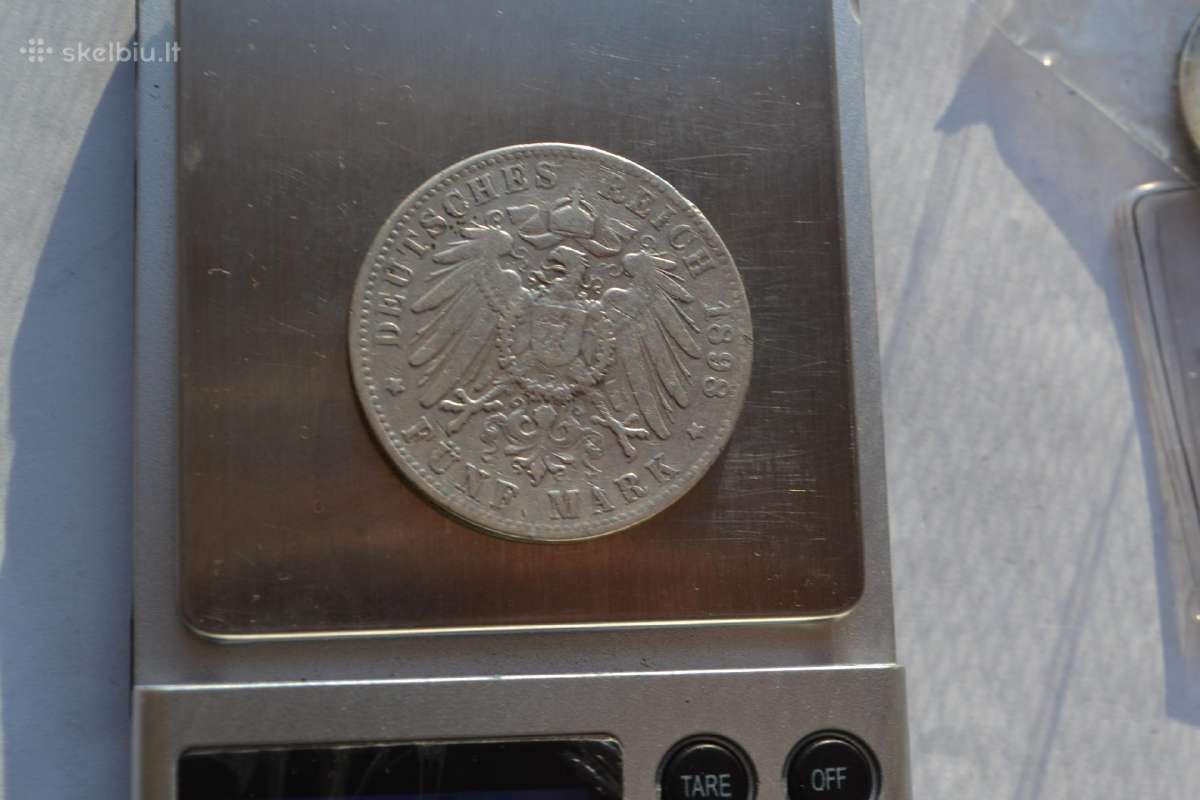 5 Markes 1898 m.hamburgas