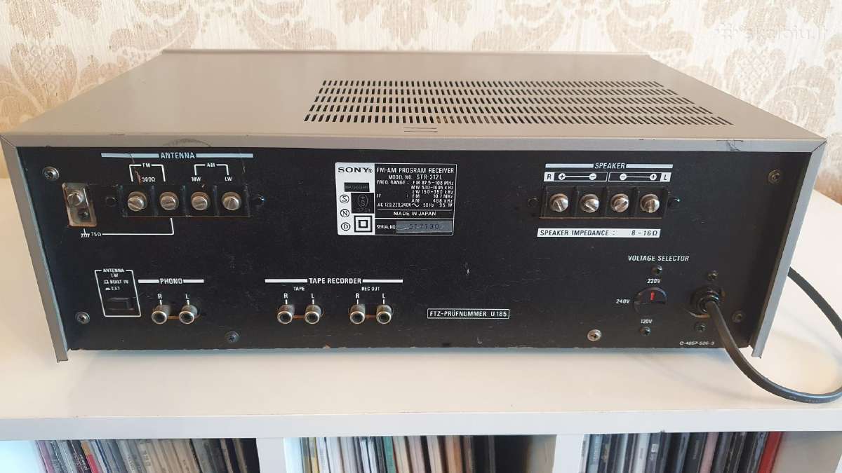 Sony vintažinis stiprintuvas/receiver Sony Str-212 - nuotraukos Nr. 6