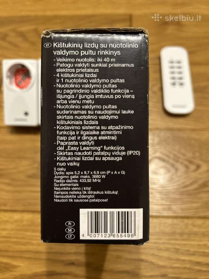 Rozečių su nuotolinio valdymo pultu kompl. (4vnt.) - nuotraukos Nr. 2