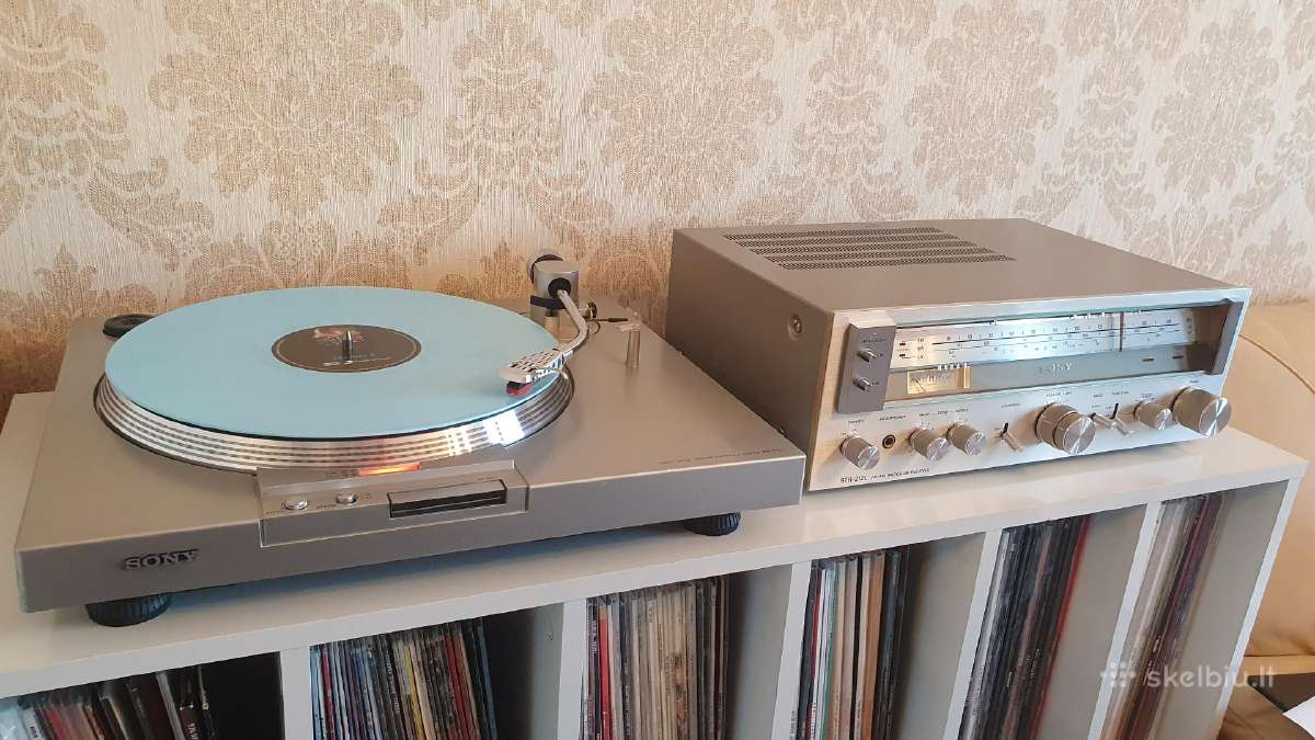 Sony vintažinis komplektas Sony Str212,sony Ps-t15