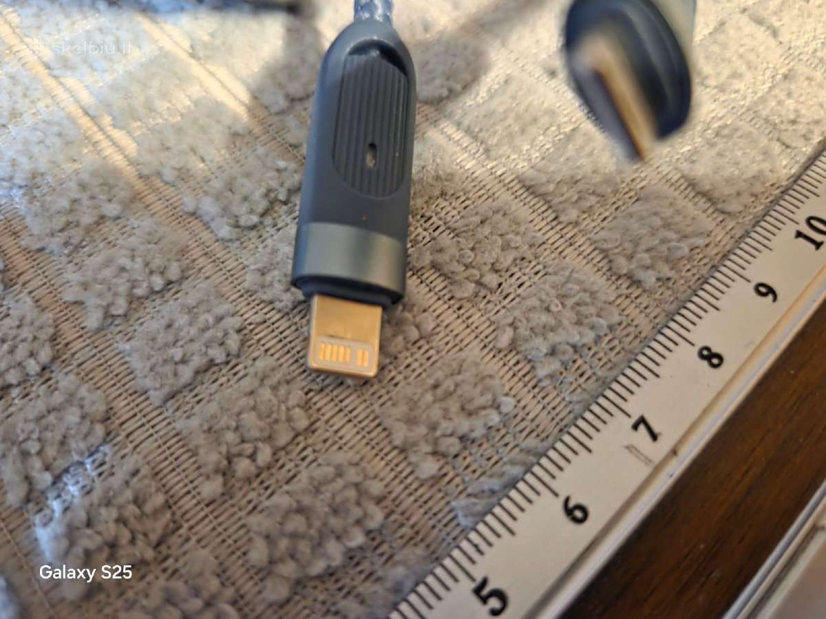 Parduodu Lightning to Usb iPhone cabelius - nuotraukos Nr. 2