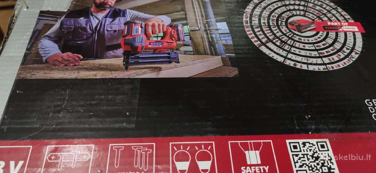 Pneum. ir akum.18v vinių kalimo įrankiai Einhell