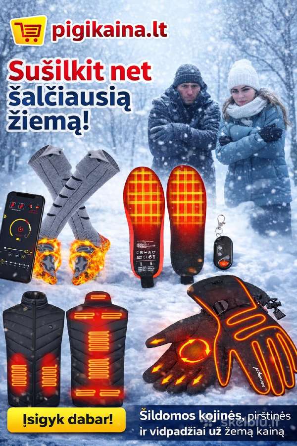 Šildomos Striukės, Liemenės, kojinės, vidpadžiai
