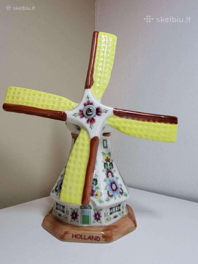 Porcelianinė dekoracija malūnas