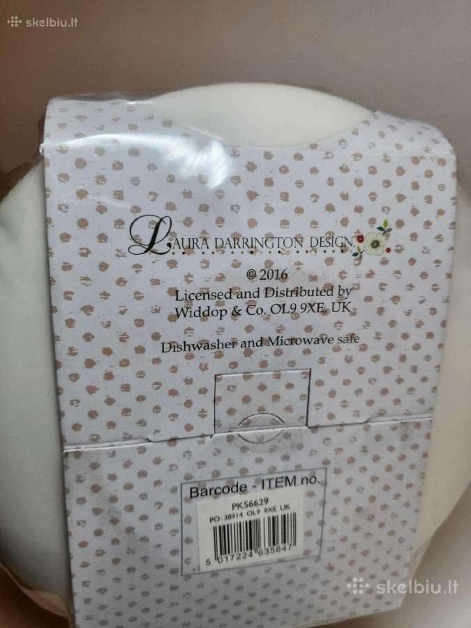Puodelis su lėkštele "Laura Darrington Design" - nuotraukos Nr. 3