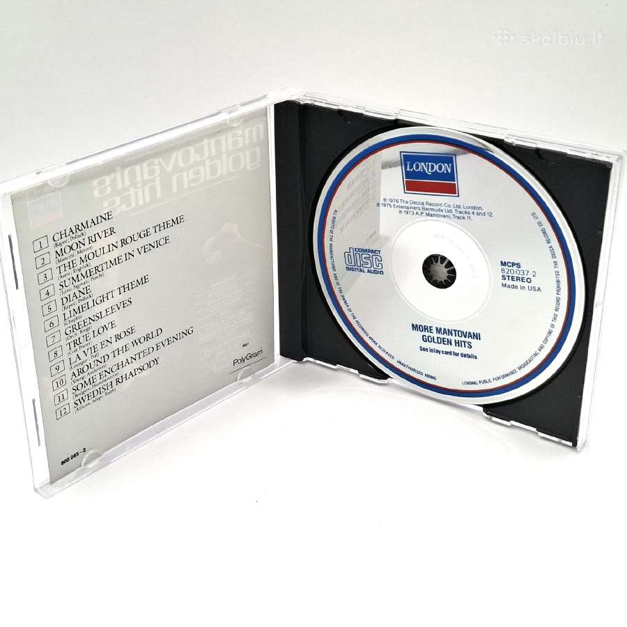Mantovani And His Orchestra (CD) - nuotraukos Nr. 3