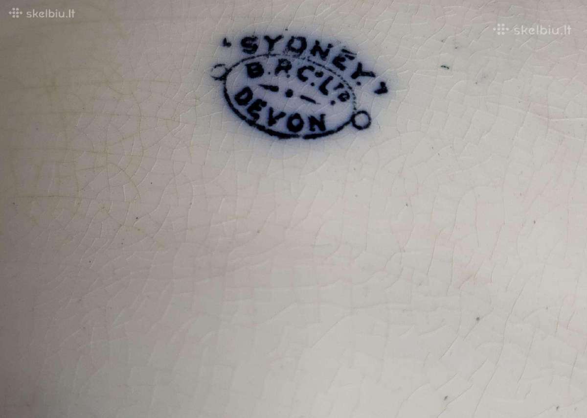 Antikvarinė ovali lėkštė „sydney“, B.p.c. Ltd - nuotraukos Nr. 3