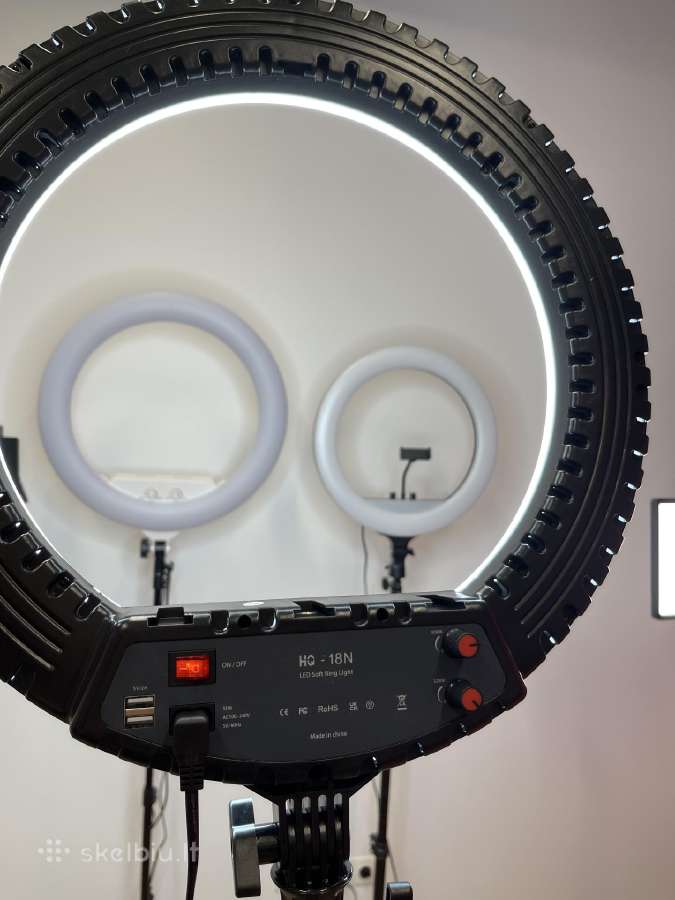 LED žiedinė lempa, makiažo lempa, ring light - nuotraukos Nr. 35