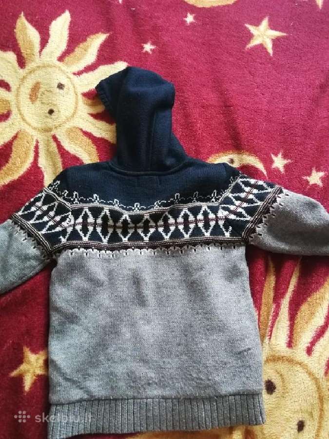 Megztukas, su kapišonu, labai šiltas - nuotraukos Nr. 4