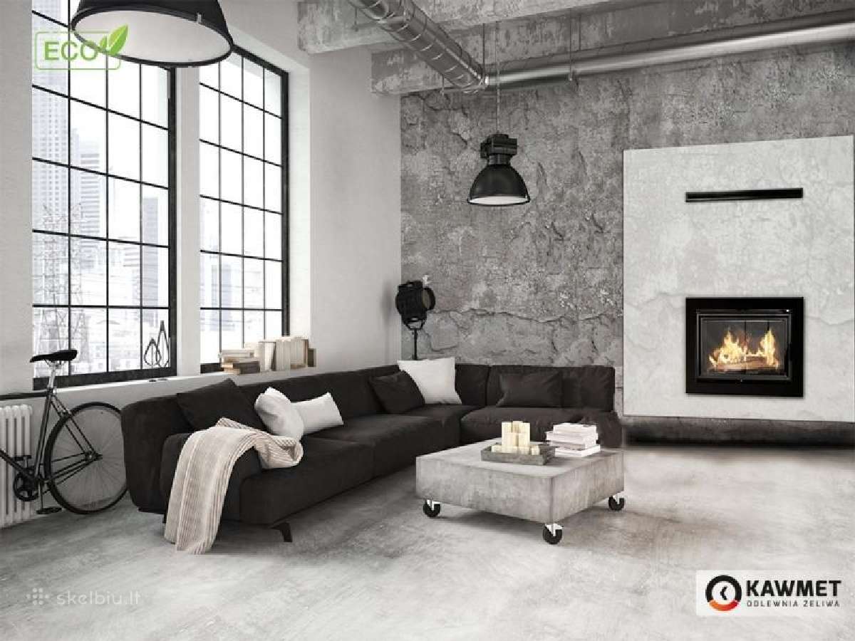Įdėklas židiniui Kawmet W17 Decor (12,3 kw) Eco - nuotraukos Nr. 9