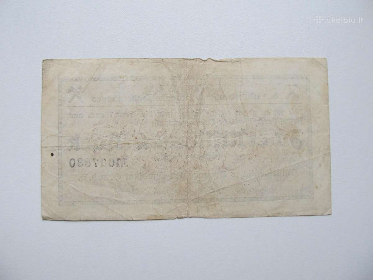 2 milijonai markiu , Leipcig Vokietija , 1923 - nuotraukos Nr. 2