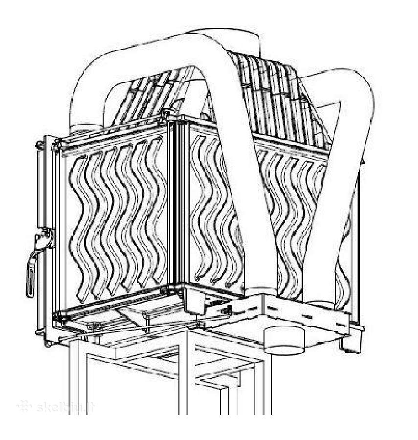 Įdėklas židiniui Kawmet W17 (12,3 kw) Eco - nuotraukos Nr. 5