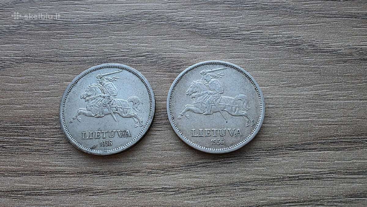 1925 metų 5 litai Smetoniškas Sidabras - nuotraukos Nr. 2