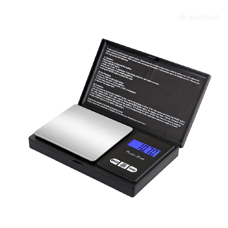 Graminės svarstyklės Stay high 0.01g iki 200g