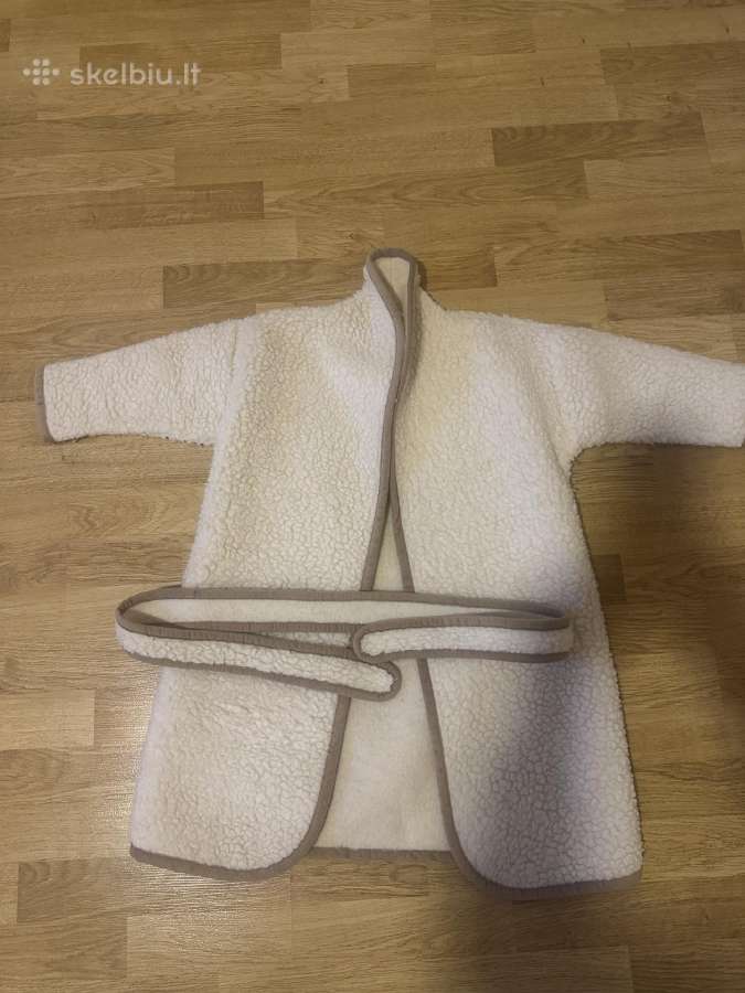 Vaikiškas vilnonis chalatas