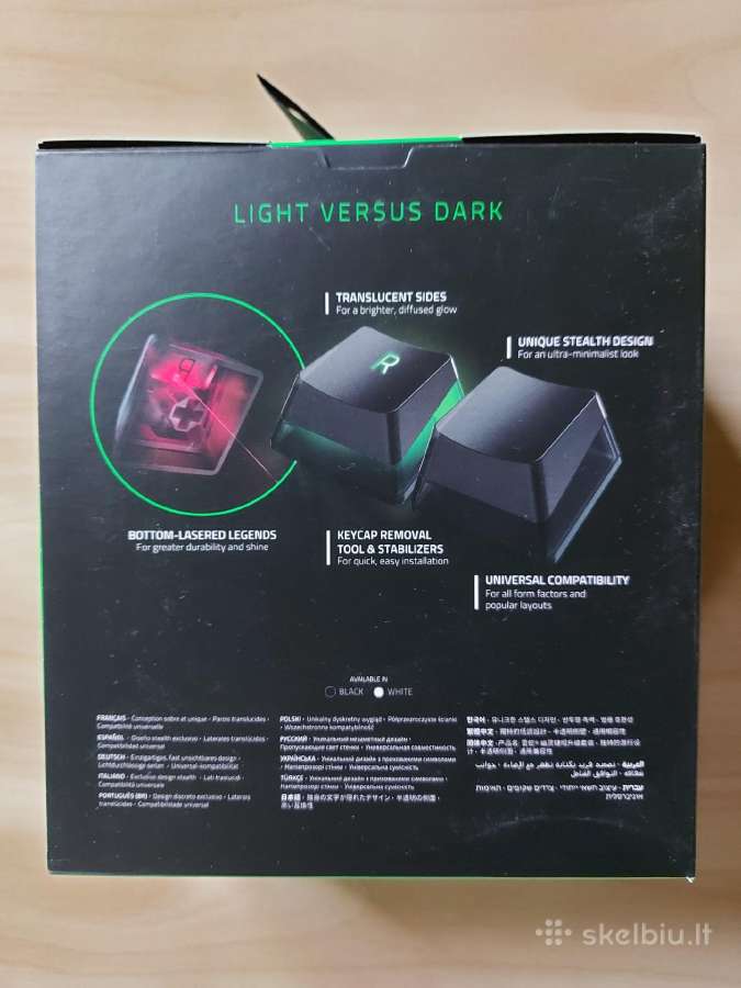 Razer, Ducky, Hyperx key caps - nuotraukos Nr. 3
