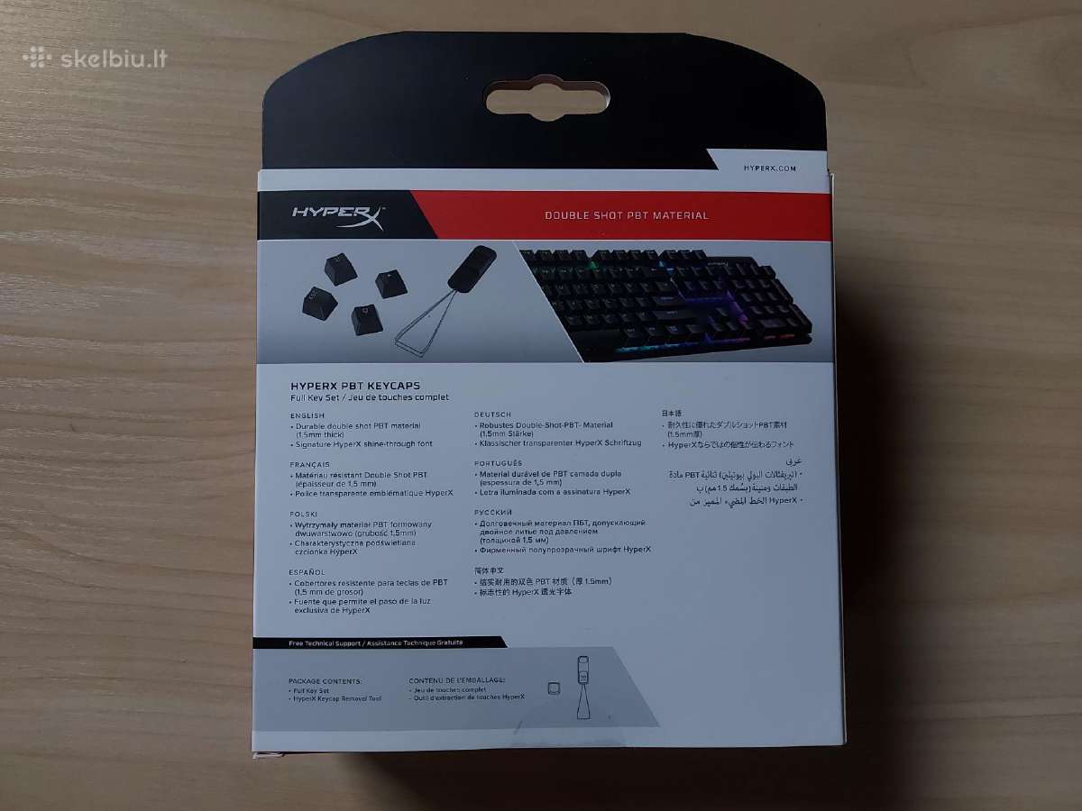 Razer, Ducky, Hyperx key caps - nuotraukos Nr. 9