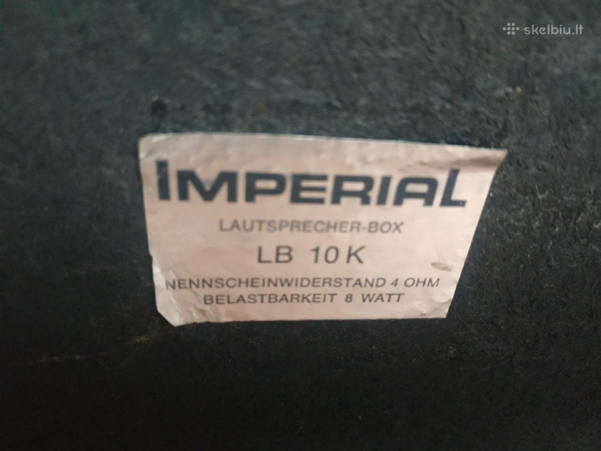 Muzikinis centras su kolonėlėmis imperial - nuotraukos Nr. 7