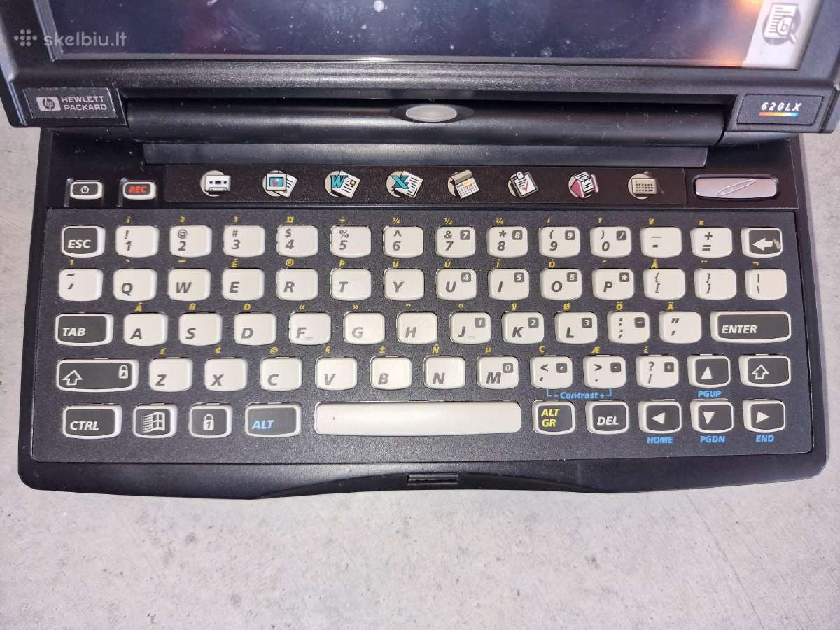 Vintažinis Hp 620lx Palmtop Pc 1998 m. - nuotraukos Nr. 5