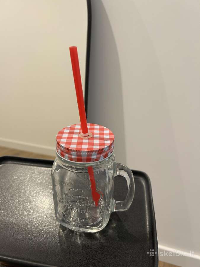 Ice cold drink vintage puodelis, stikline su siaud - nuotraukos Nr. 3