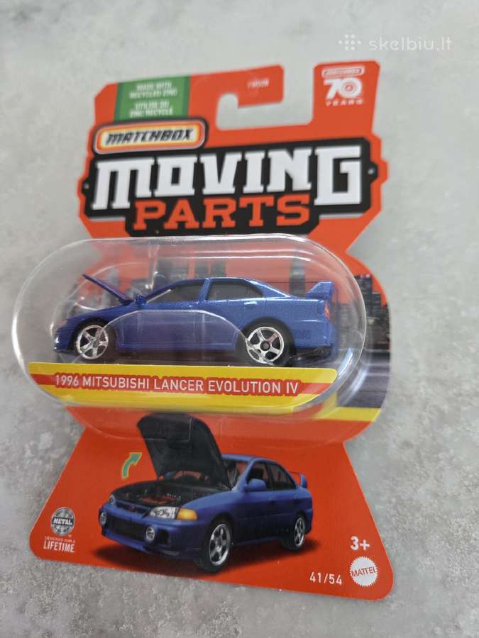 Matchbox Mitsubishi Lancer Evolution 4 - nuotraukos Nr. 2