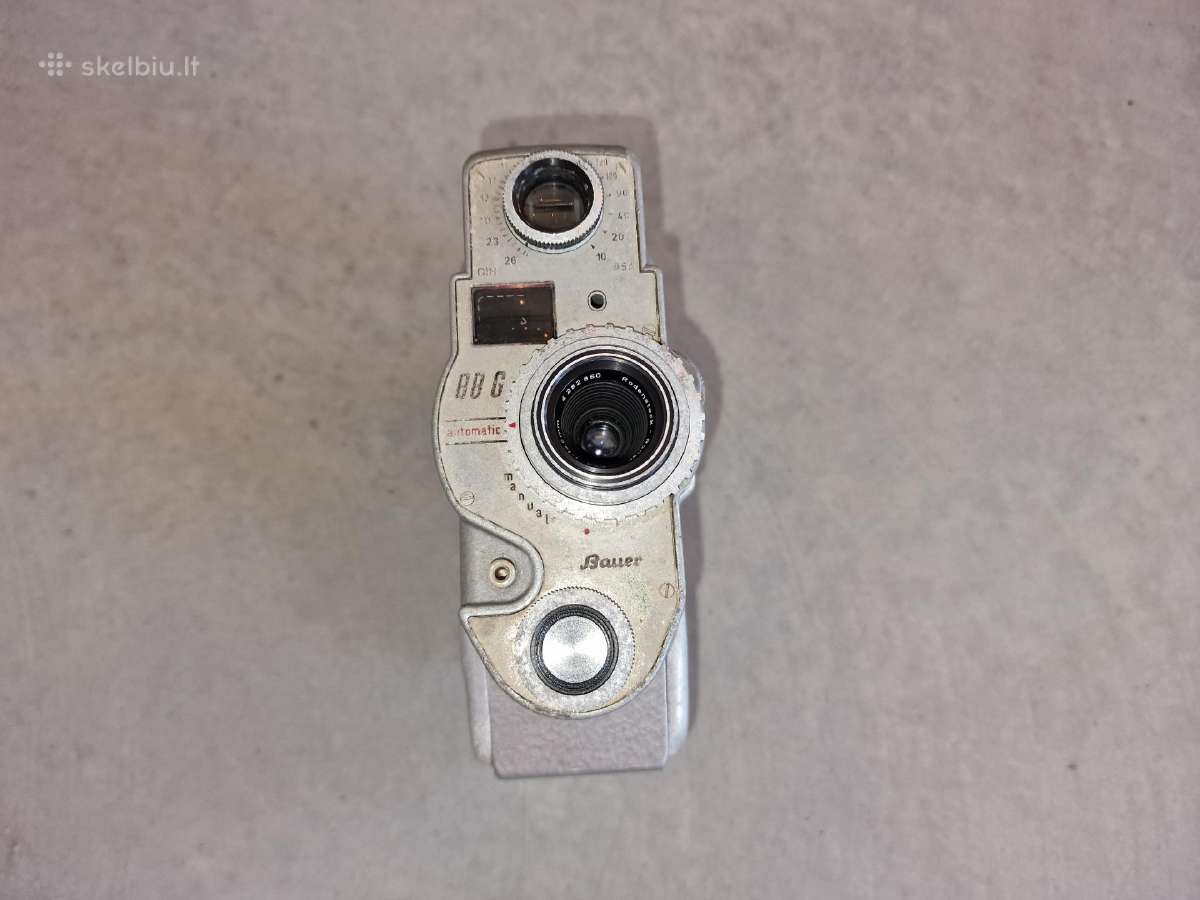 Bauer 88g – vintažinė kino filmavimo kamera 1959m. - nuotraukos Nr. 6