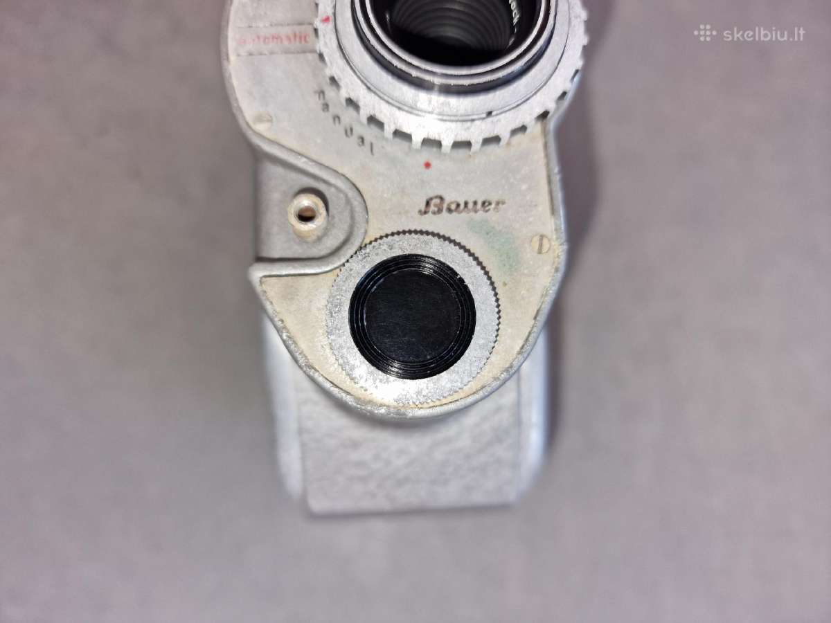 Bauer 88g – vintažinė kino filmavimo kamera 1959m. - nuotraukos Nr. 9