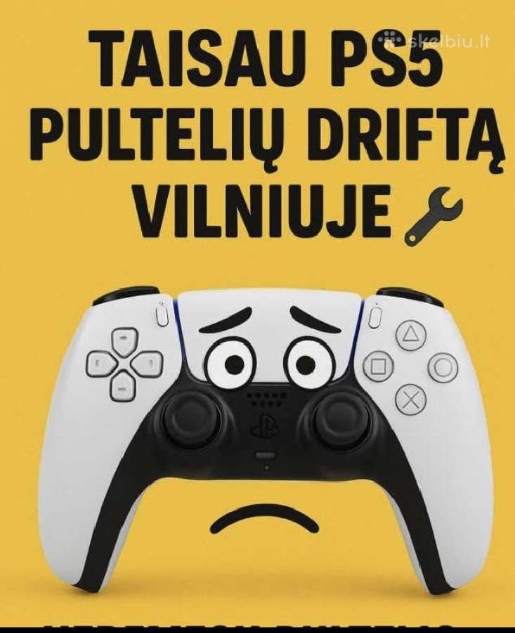 Ps5 pultelių (Dualsense) remontas