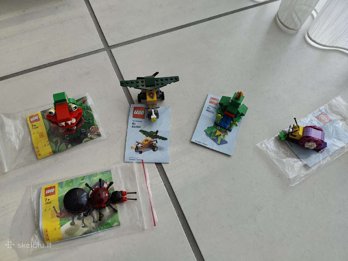 Maži Lego komplektai