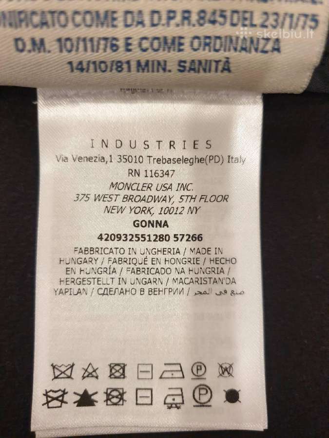 Sijonas Moncler - nuotraukos Nr. 5