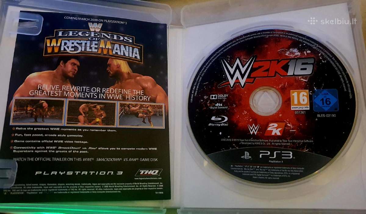 Wwe 2k16 Pal Playstation 3 - nuotraukos Nr. 2