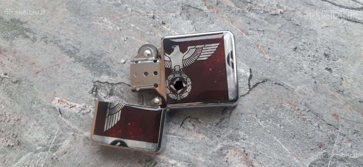 Ww2 žiebtuvėliai made in Germany,kaip Zippo gera k - nuotraukos Nr. 10