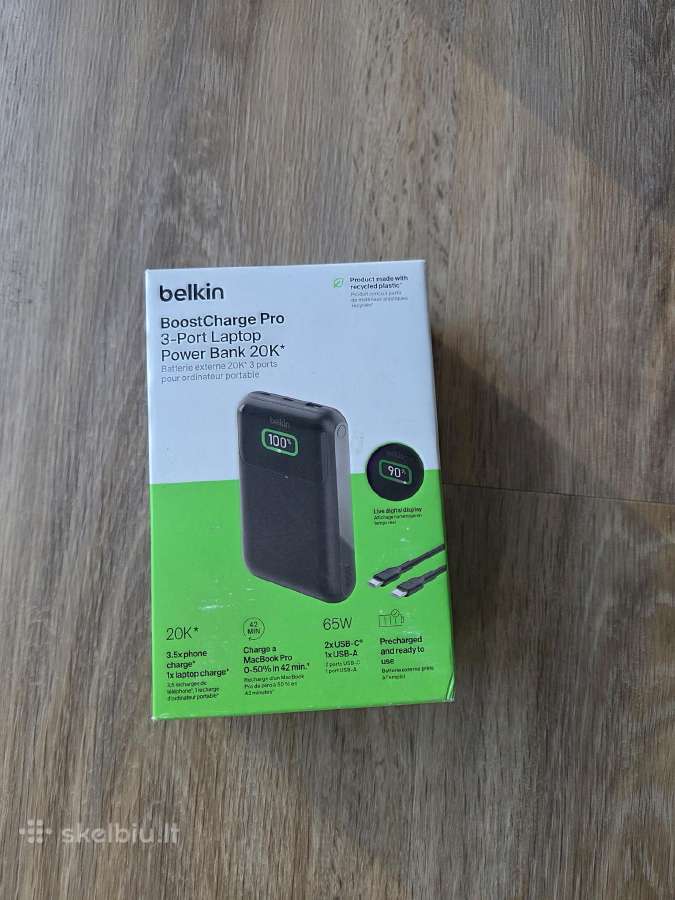 Belkin Qi2 25w Ultracharge Pro / Anker 45w Usb-c - nuotraukos Nr. 9