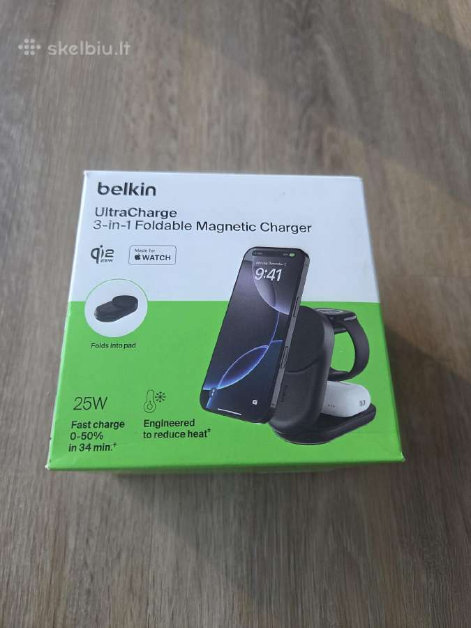 Belkin Qi2 25w Ultracharge Pro / Anker 45w Usb-c - nuotraukos Nr. 15